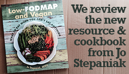 We review Low-FODMAP and Vegan by Jo Stepaniak