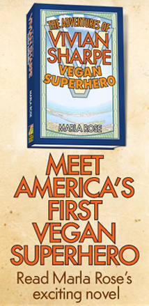 Meet America's First Vegan Superhero - The Adventures of Vivian Sharpe, Vegan Superhero