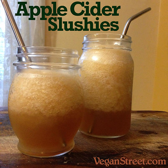 Apple Cider Slushies