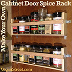 Build Your Own Cabinet Door Spice Rack