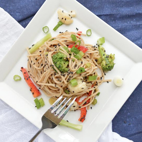 Chilled Sesame Soba Noodles