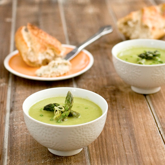 French Farmhouse Asparagus Bisque