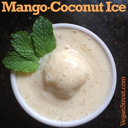 Mango-Coconut Ice