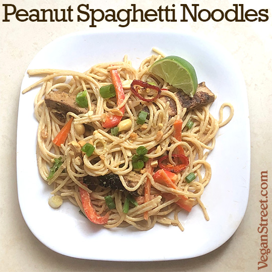 Peanut Spaghetti Noodles