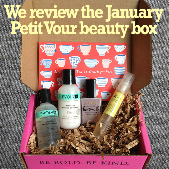 Vegan Street Reviews the January Petit Vour Beauty Box