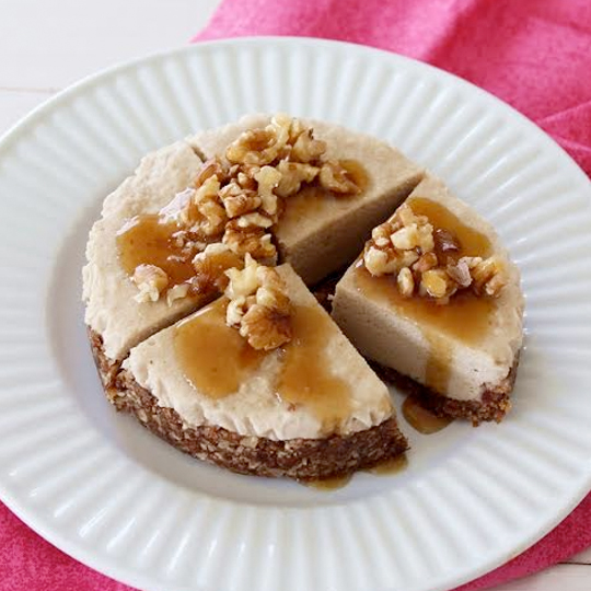 Walnut Maple Pecan Cheesecake