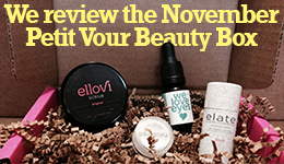 We review the November Petit Vour Beauty Box