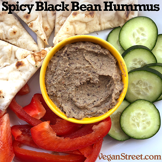 Spicy Black Bean Hummus