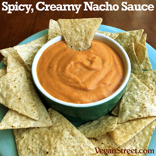 Spicy, Creamy Nacho Sauce