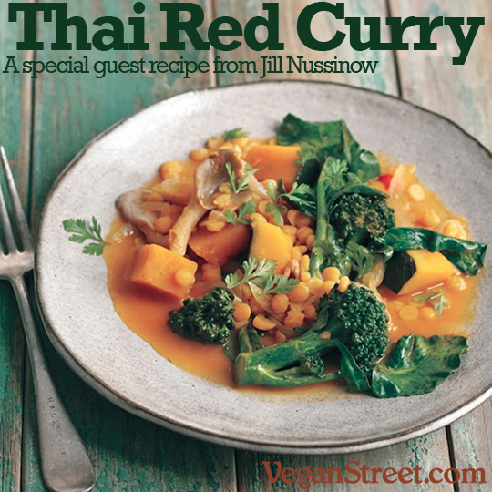 Thai Red Curry. A special guest recipe from Jill Nussinow.