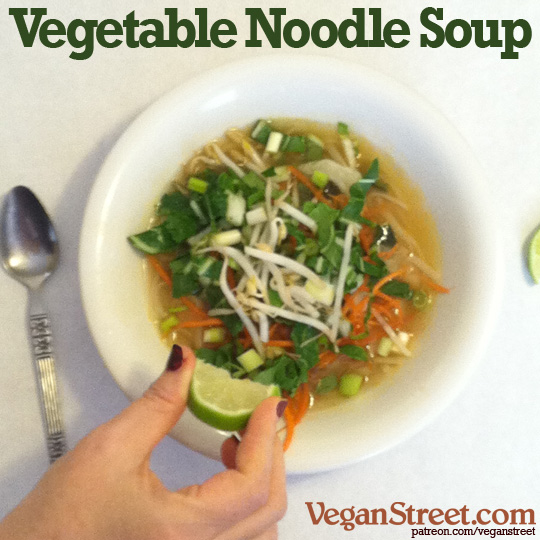 Vegetable Noodle Soup