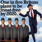 One in five five Britons plans to be meat-free by 2020.