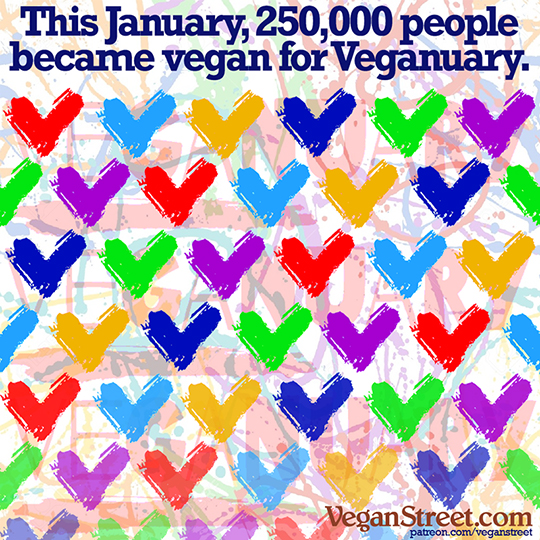 This January, 250,000 people became vegan for Veganuary.