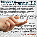 3 things to know about Vitamin B12