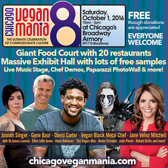 Chicago VeganMania 2016 - This Saturday