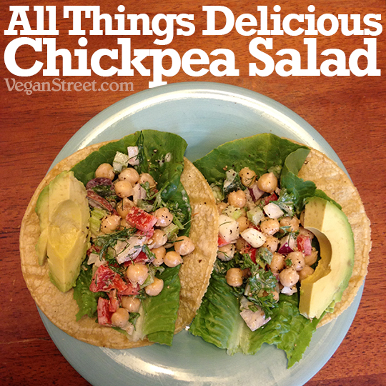 All Things Delicious Chickpea Salad