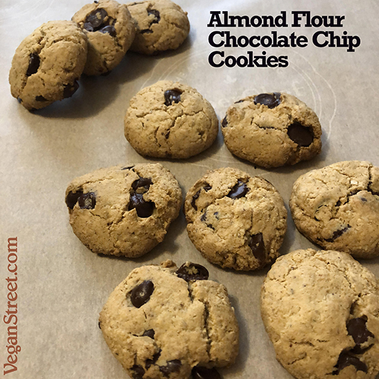 Almond Flour Chocolate Chip Cookies