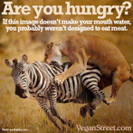 Are you hungry? If not, you're probably not designed to eat meat.