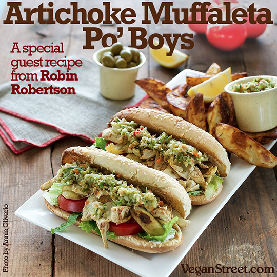 Artichoke Muffaleta Po' Boys