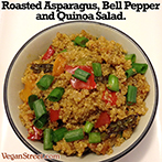 Roasted Asparagus, Bell Pepper and Quinoa Salad
