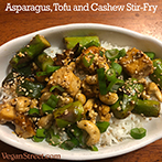 Asparagus, Tofu and Cashew Stir Fry