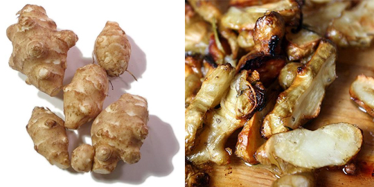 Jerusalem artichokes/sunchokes