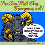 Baa baa black sheep, have you any wool?