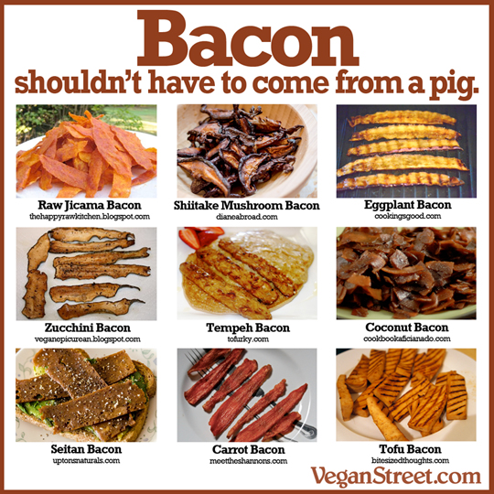 Bacon shouldn't have to come from a pig.