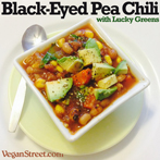Black-Eyed Pea Chili with Lucky Greens