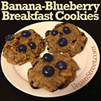 Blueberry-Banana Breakfast Cookies