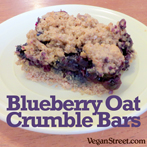 Blueberry Oat Crumble Bars