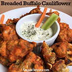 Breaded Buffalo Cauliflower