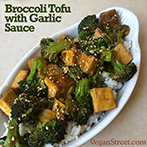 Broccoli Tofu with Garlic Sauce