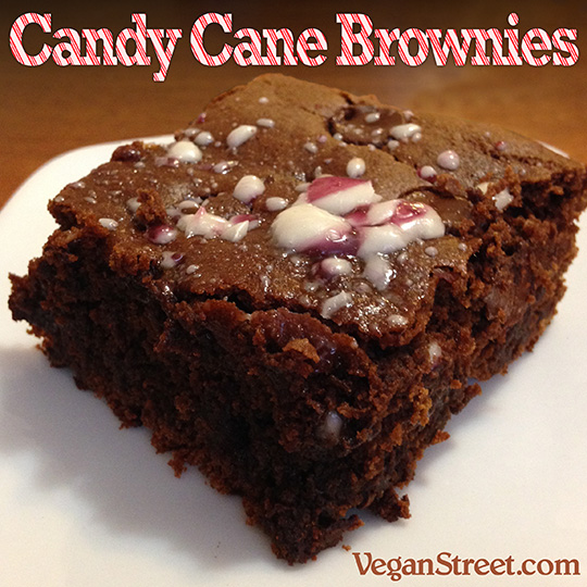 Candy Cane Brownies