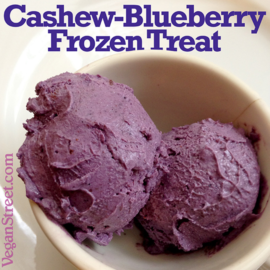 Cashew-Blueberry Frozen Treat