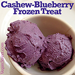 Cashew-Blueberry Frozen Treat