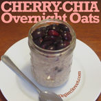 Cherry Chia Overnight Oats