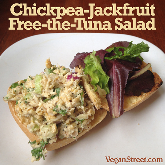 Chickpea-Jackfruit Free the Tuna Salad