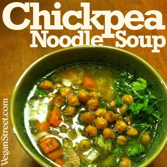 Chickpea Noodle Soup