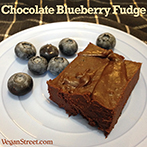 Chocolate Blueberry Fudge