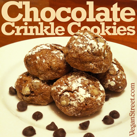 Chocolate Crinkle Cookies