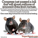 Congress just passed a bill that will spare millions of innocent lives from torture.