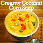 Creamy Coconut Corn Soup