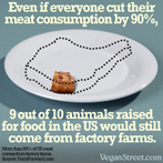Even if everyone cut their meat consumption by 90%...