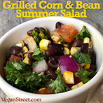 Grilled Corn and Bean Summer Salad