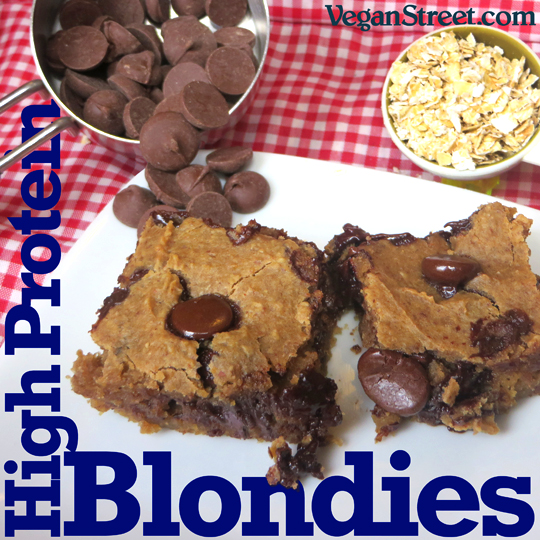 High Protein Blondies