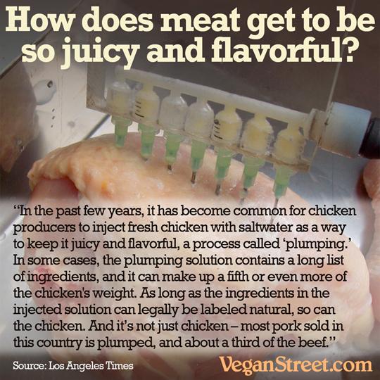 How does meat get to be so juicy and flavorful?