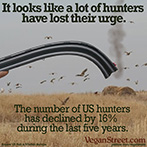 It looks like a lot of hunters have lost their urge.