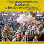 "Injustice anywhere is a threat to justice everywhere"