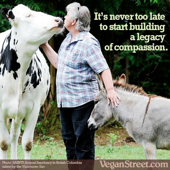 It's never to late to start building a legacy of compassion.